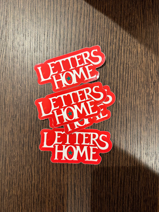 Letters Home sticker
